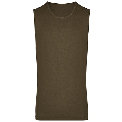Tank top Męski Klasyczny Bawełniany MY310 - Olive