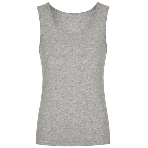 Dopasowany top damski bez rękawów MY320 - Heather Grey