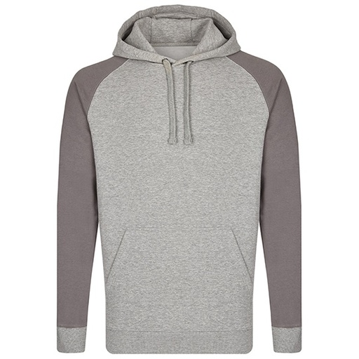 Bluza męska z kapturem MY610 - Heather Grey & Grey Solid