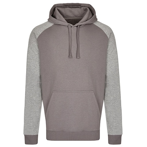 Bluza męska z kapturem MY610 - Grey Solid & Heather Grey