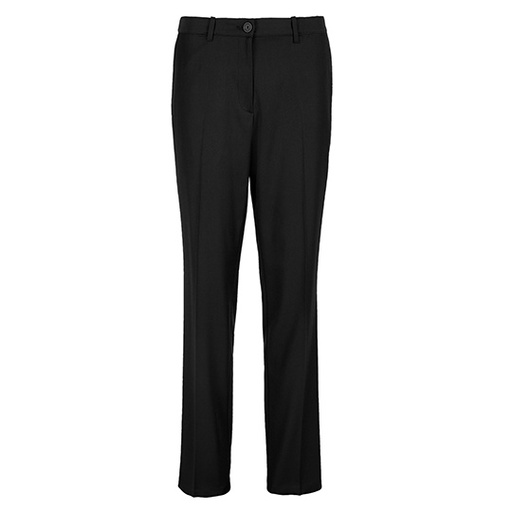 Spodnie garniturowe z elastycznym pasem NB3163 - Deep Black