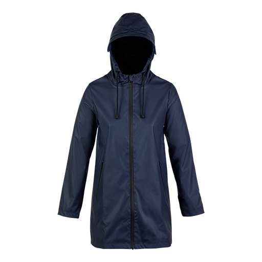 Damska parka woskowana z kapturem NB3175 - Night