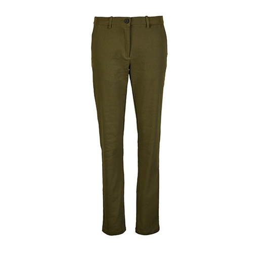 Damskie spodnie chino NB3179 - Deep Khaki