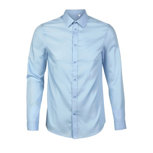 Koszula męska slim NB3182 - Soft Blue