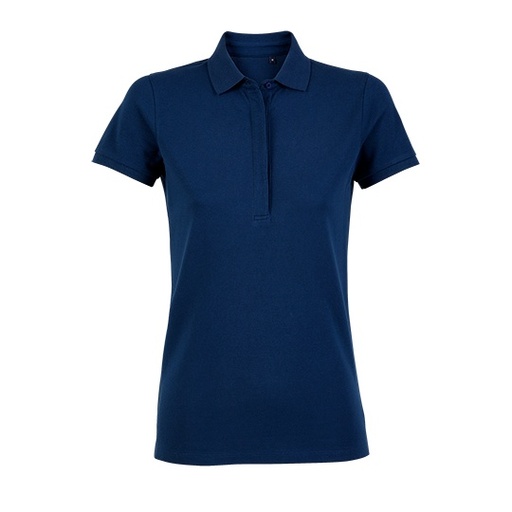 Koszulka Polo Damska Bawełniana Pika NB3189 - Deep Blue