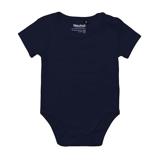 Body Niemowlęce Krótki Rękaw Bawełna Organiczna NE11030 - Navy