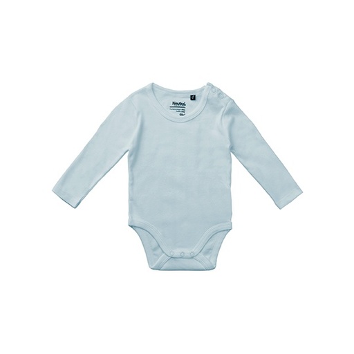 Body Niemowlęce Długi Rękaw Bawełniane Organiczne NE11130 - Light Blue