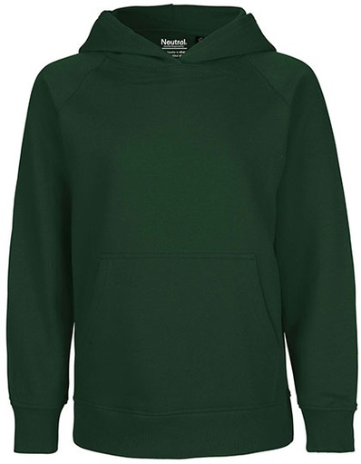 Bluza dziecięca z kapturem NE13101 - Bottle Green