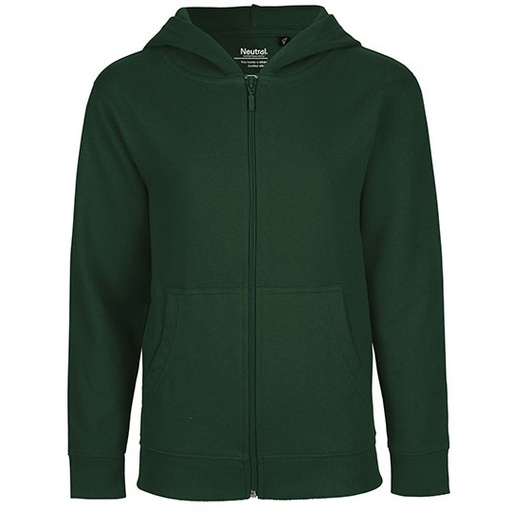 Bluza dziecieca zapinana na zamek NE13301 - Bottle Green