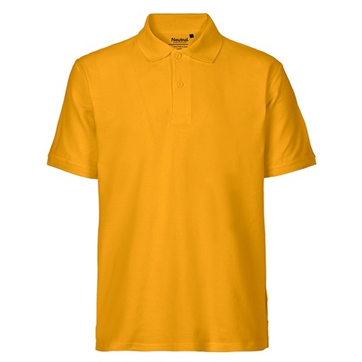 Koszulka Polo Meska Klasyczna Bawelna Organiczna Fairtrade NE20080 - Yellow