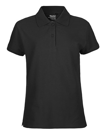 Damska klasyczna polo koszulka NE22980 - Black