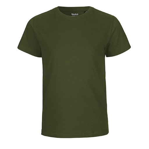 Koszulka dziecięca dopasowana NE30001 - Military