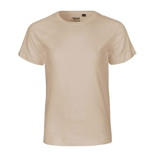 Koszulka dziecięca dopasowana NE30001 - Sand