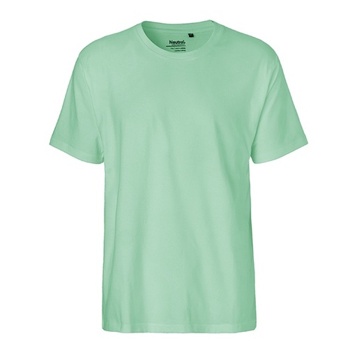 Męski T-shirt klasyczny NE60001 - Dusty Mint