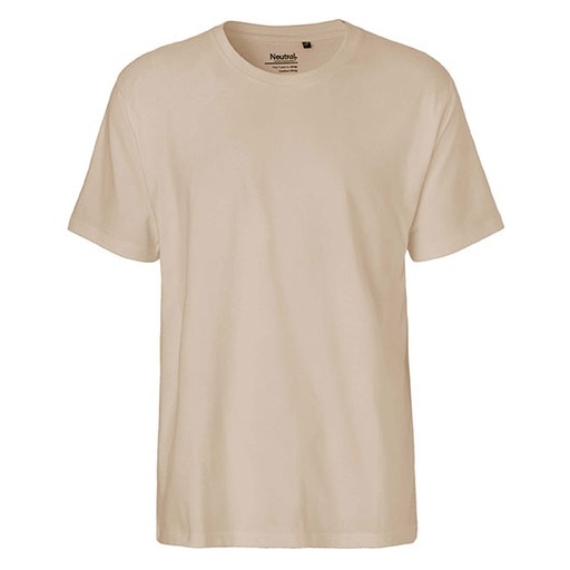 T-shirt Męski Klasyczny Bawełna Czesana NE60001 - Sand