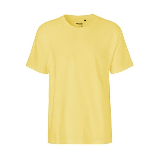 Męski T-shirt klasyczny NE60001 - Dusty Yellow