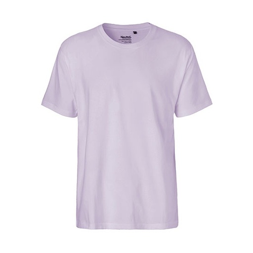 T-shirt Męski Klasyczny Bawełna Czesana NE60001 - Dusty Purple