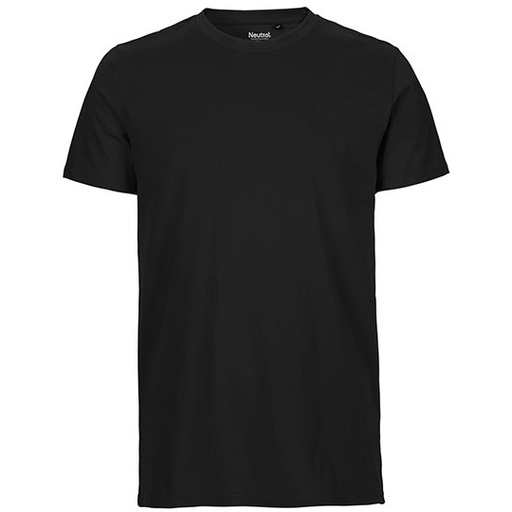 Męski t-shirt dopasowany NE61001 - Black
