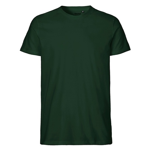 T-shirt Meski Dopasowany Bawelna Organiczna NE61001 - Bottle Green