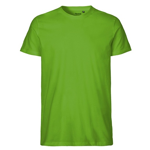 Męski t-shirt dopasowany NE61001 - Lime