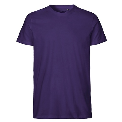 Męski t-shirt dopasowany NE61001 - Purple