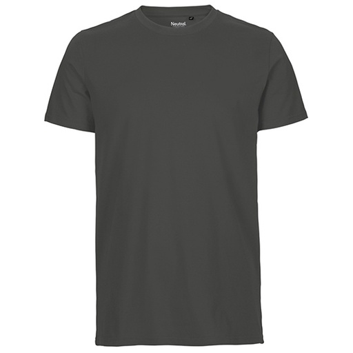 Męski t-shirt dopasowany NE61001 - Charcoal