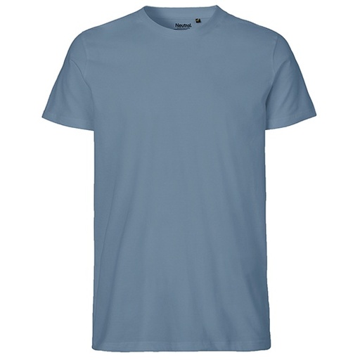 Męski t-shirt dopasowany NE61001 - Dusty Indigo
