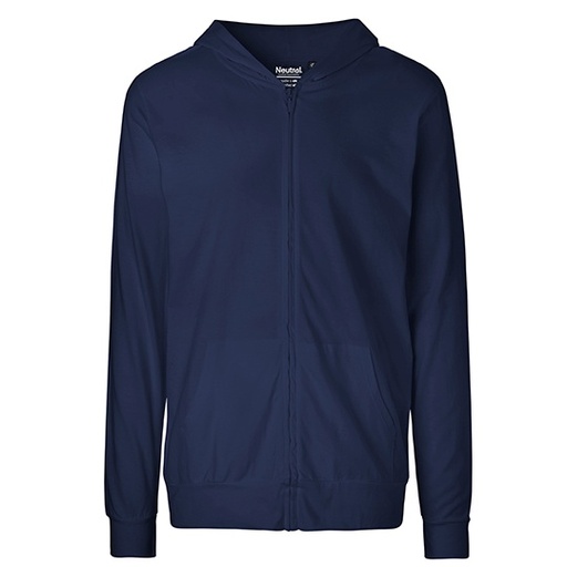Bluza Unisex z Kapturem i Zamkiem Bawełna Fairtrade NE62301 - Navy