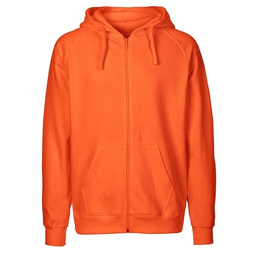 Bluza męska rozpinana z kapturem NE63301 - Orange