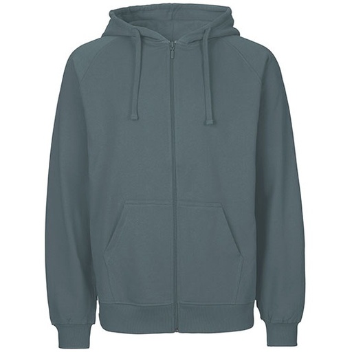 Bluza Rozpinana z Kapturem Bawełna Organiczna Fairtrade NE63301 - Teal