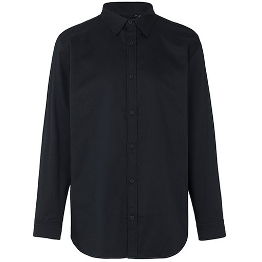 Męska koszula diagonalna NE67001 - Black