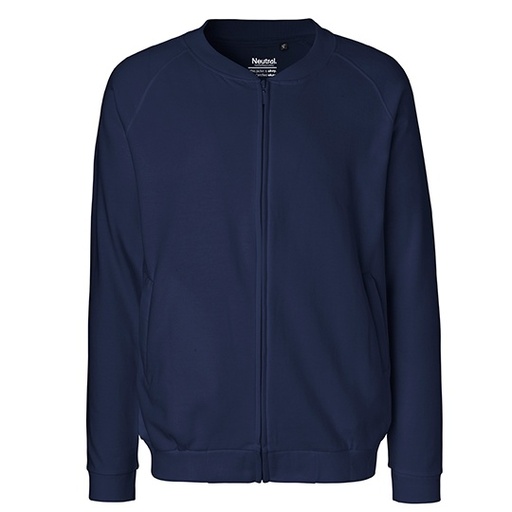 Bluza Unisex Bomberka Bawełniana Czesana NE73501 - Navy
