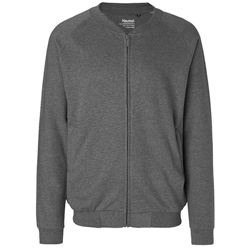 Bluza unisex zapinana na zamek NE73501 - Dark Heather