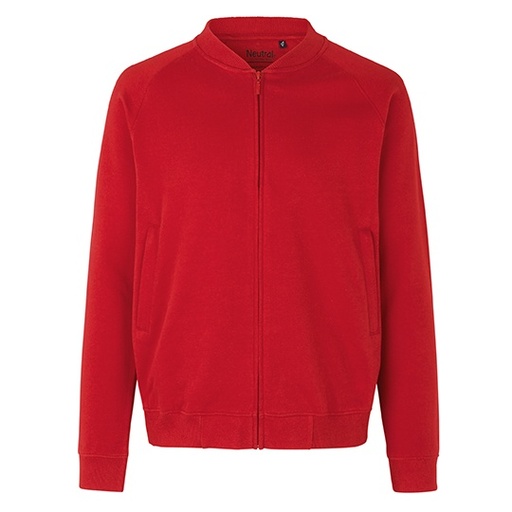 Bluza Unisex Bomberka Bawelniana Czesana NE73501 - Red