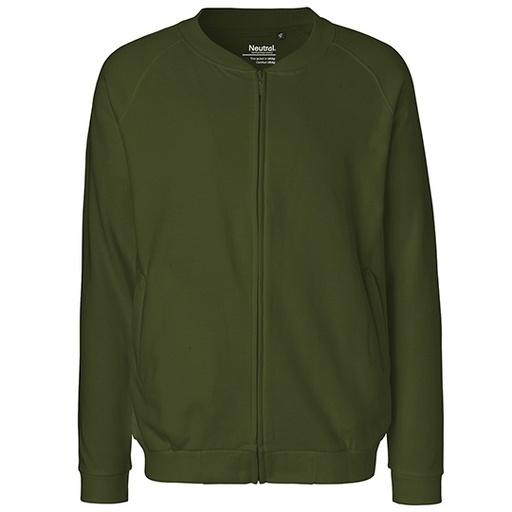 Bluza Unisex Bomberka Bawełniana Czesana NE73501 - Military