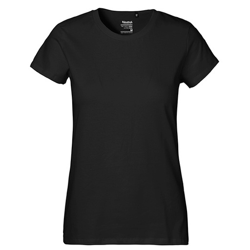 Damski klasyczny t-shirt NE80001 - Black