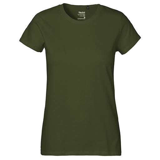 Damski klasyczny T-shirt NE80001 - Military