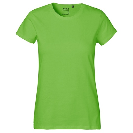 Damski klasyczny T-shirt NE80001 - Lime
