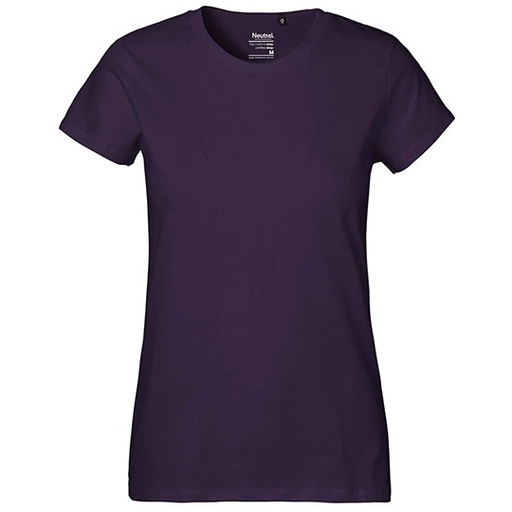 Damski klasyczny T-shirt NE80001 - Purple