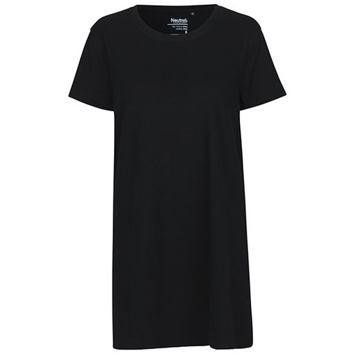 Długi damski T-shirt NE81020 - Black