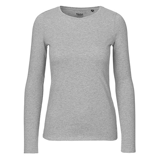 Koszulka Damska Dopasowana Bawelna Organiczna NE81050 - Sport Grey