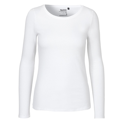 Koszulka Damska Dopasowana Bawełna Organiczna NE81050 - White
