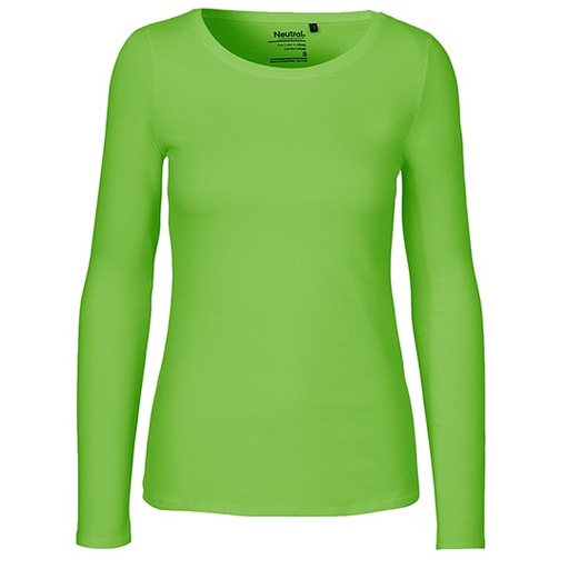 Koszulka Damska Dopasowana Bawelna Organiczna NE81050 - Lime