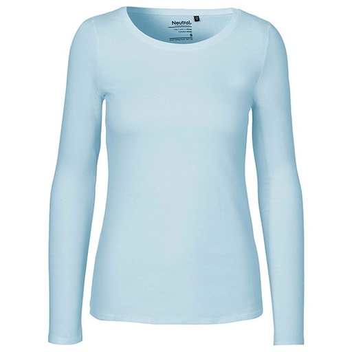 Koszulka Damska Dopasowana Bawełna Organiczna NE81050 - Light Blue