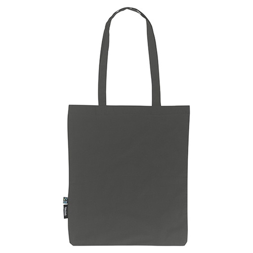 Torba bawełniana z długimi uchwytami NE90014 - Charcoal