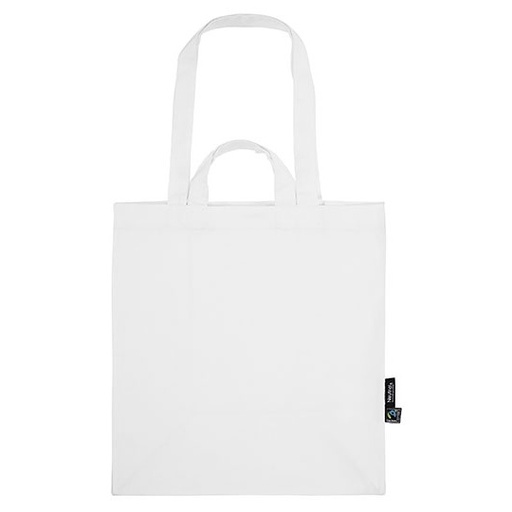 Torba diagonalna z bawełny NE90030 - White