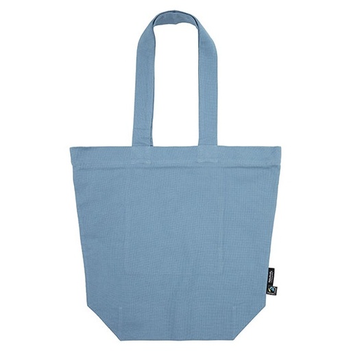 Torba bawełniana Panama z zamkiem NE90053 - Dusty Indigo