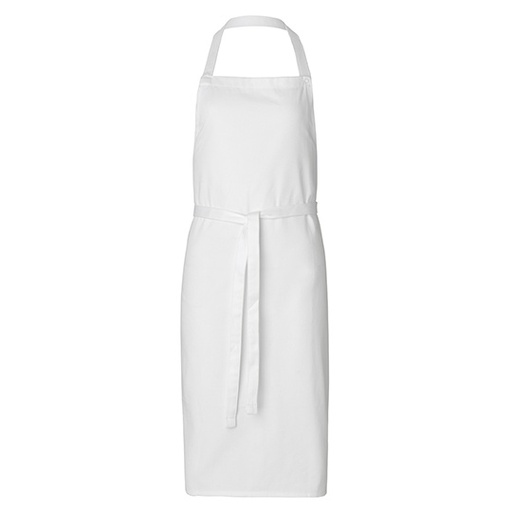 [NE92011-1000244365] Bawełniany fartuch dziecięcy regulowany NE92011 - White