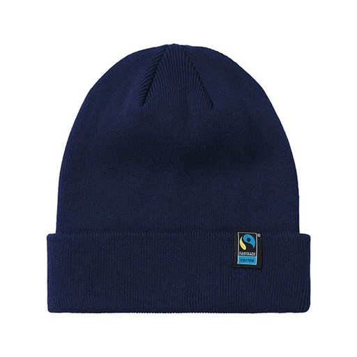 Czapka Beanie Bawełna Fairtrade NE93055 - Navy
