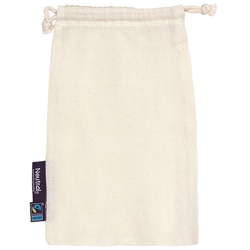 Zestaw 5 bawełnianych woreczków ze ściągaczem NE95025 - Nature